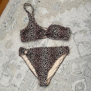 L . A . HEARTS - Cheetah print bikini